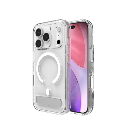 ZAGG Crystal Palace Snap KS Magnētiskais viedtālruņa apvalks iPhone 17 Pro – caurspīdīgs