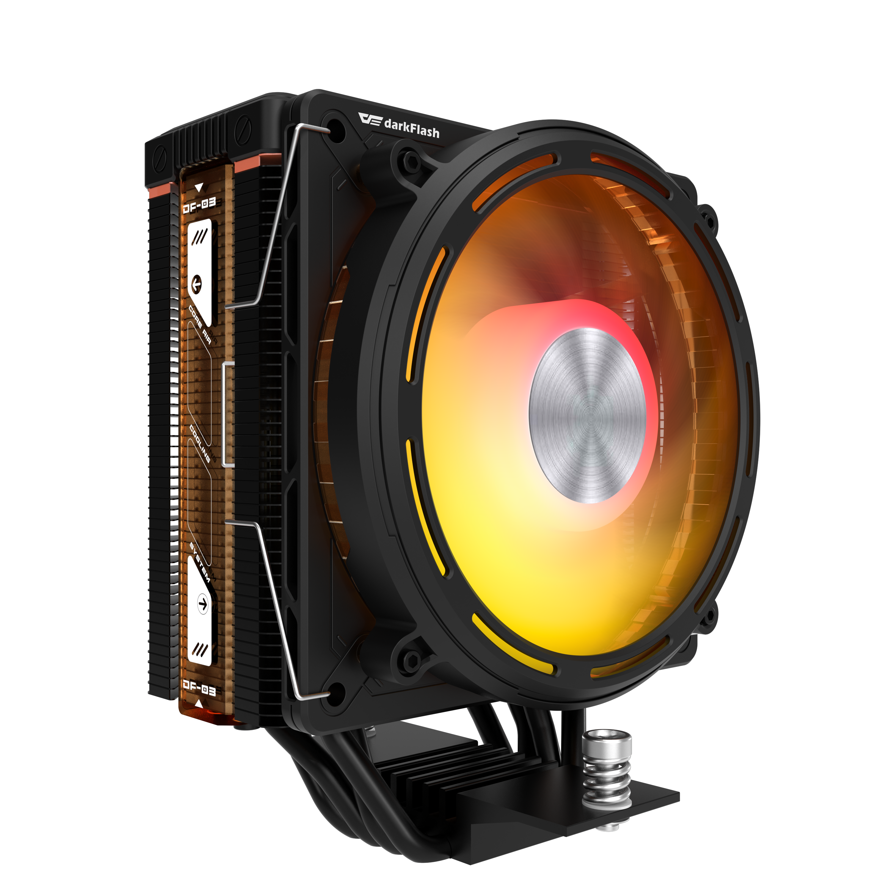 Active cooling the processor Darkflash E400 (melns)