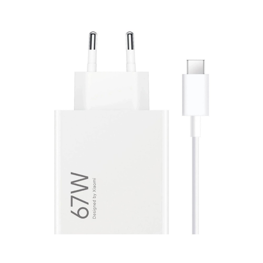 Lādētājs Xiaomi HyperCharge Combo 67W USB-A balts BHR9465EU