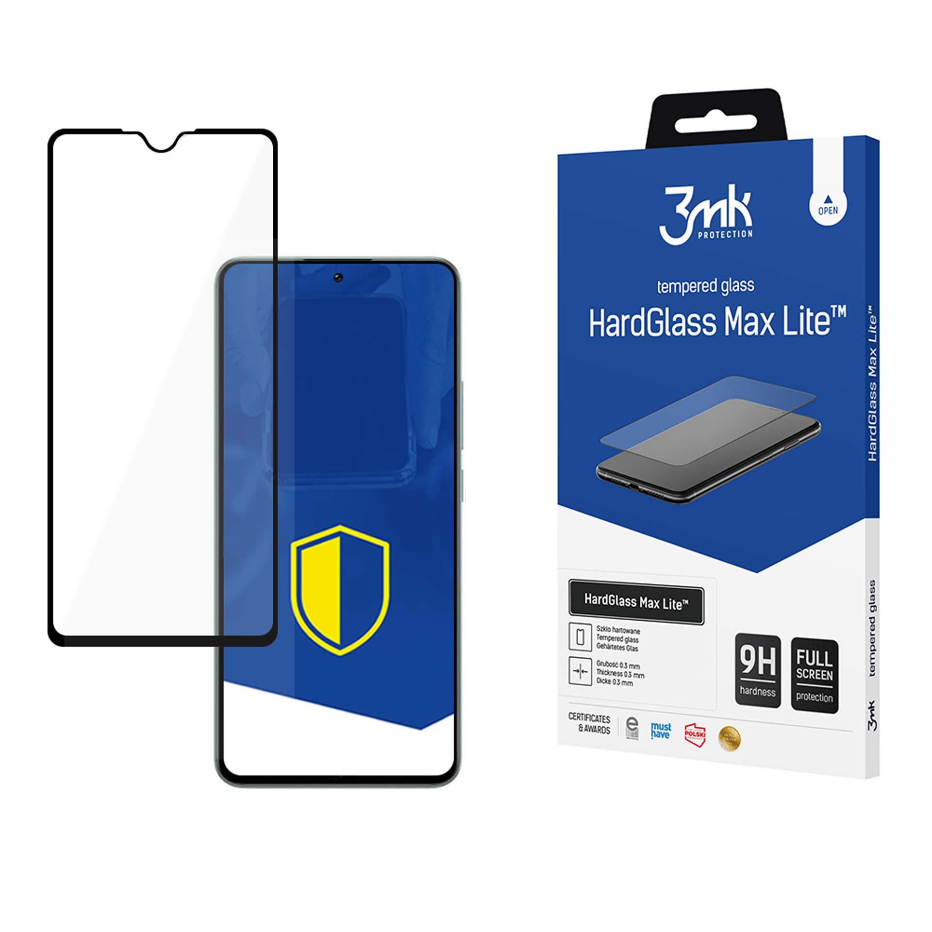 3mk HardGlass Max Lite Rūdīts stikls for Motorola Moto G34