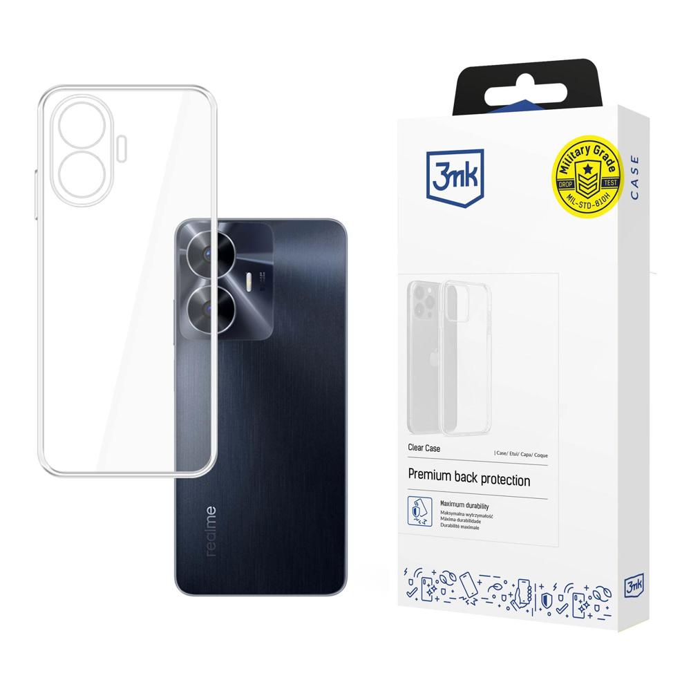 3mk Clear Maciņš for Realme C55 - caurspīdīgs