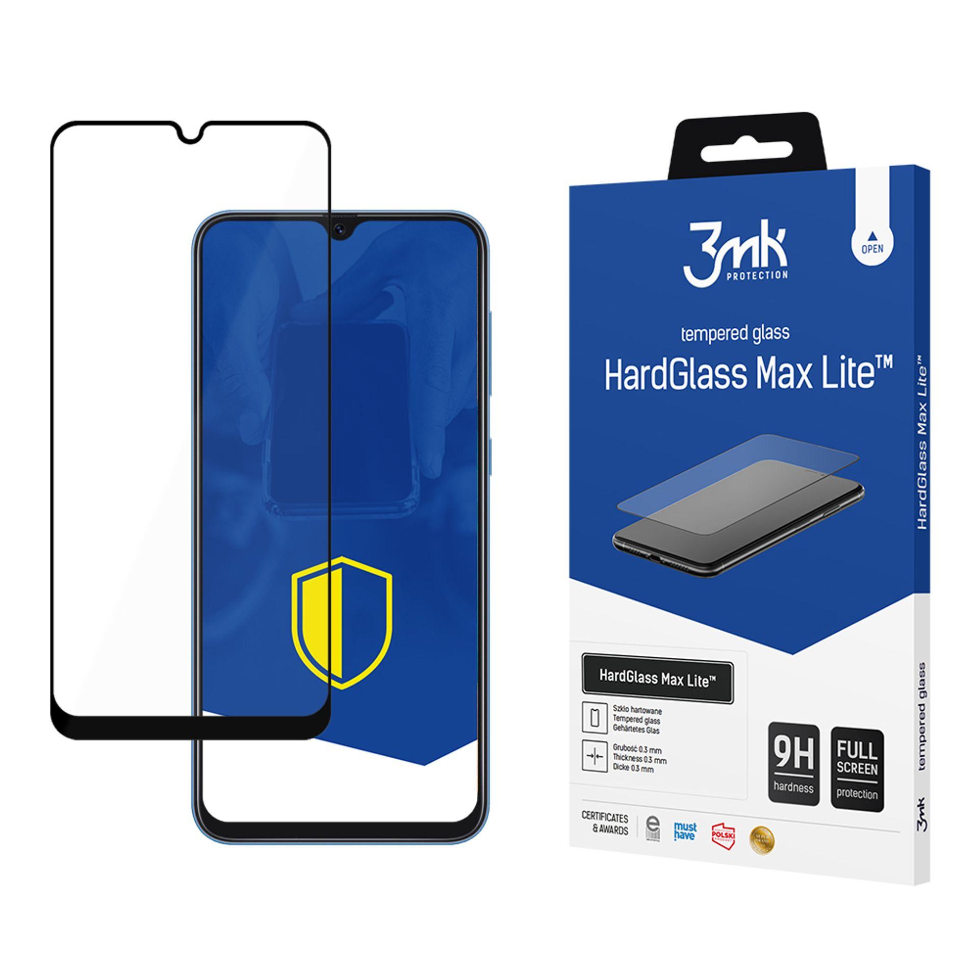 3mk HardGlass Max Lite melns Rūdīts stikls for Samsung Galaxy A30