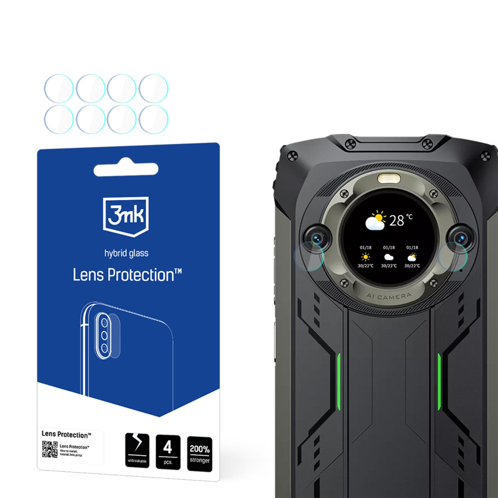 3mk Lens Protection Hybrid Stikls for Camera Lens on Blackview BV9300 Pro