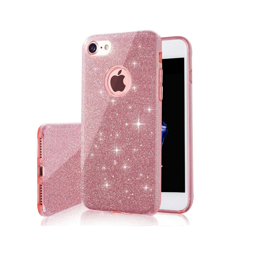 Glitter 3in1 maciņš for iPhone 17 6,3" rozā