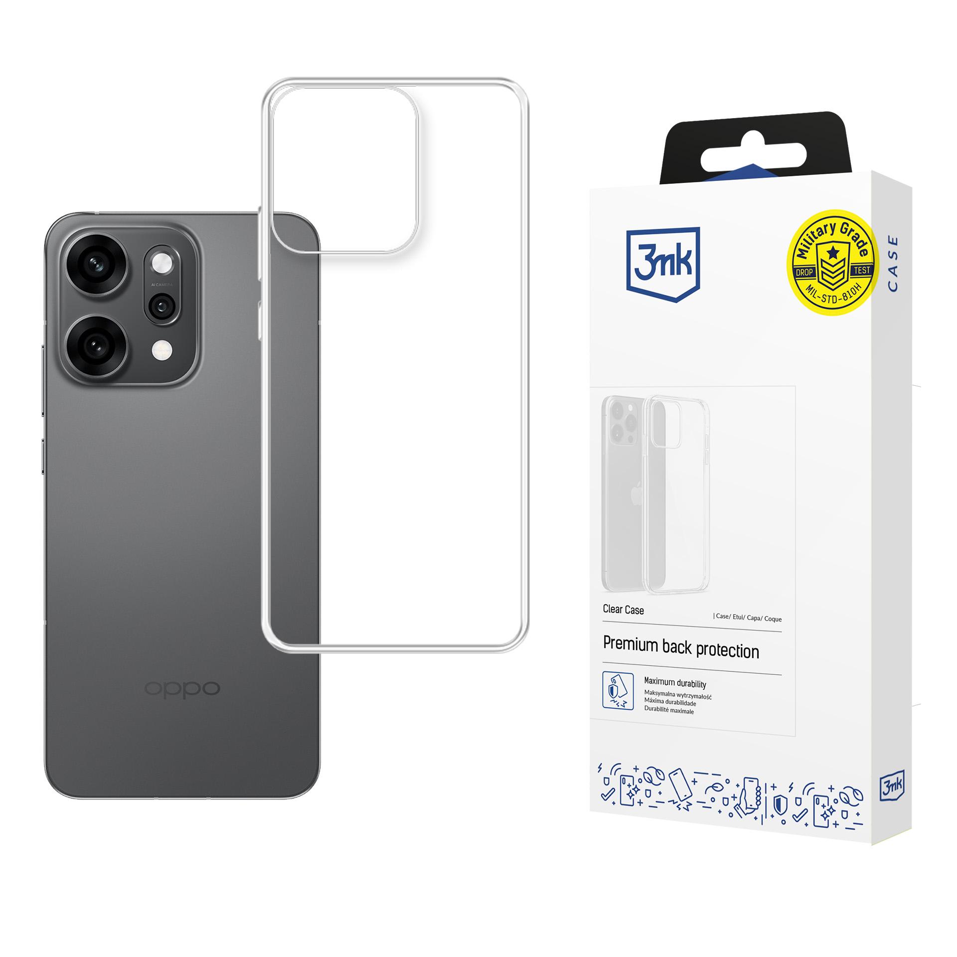 3mk Clear Maciņš for Oppo Reno 14 Pro - caurspīdīgs