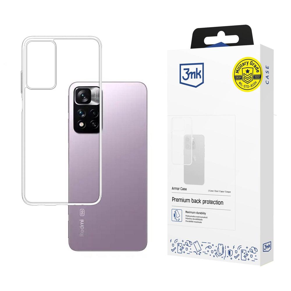 3mk Armor Maciņš for Xiaomi Redmi Note 11 5G - caurspīdīgs