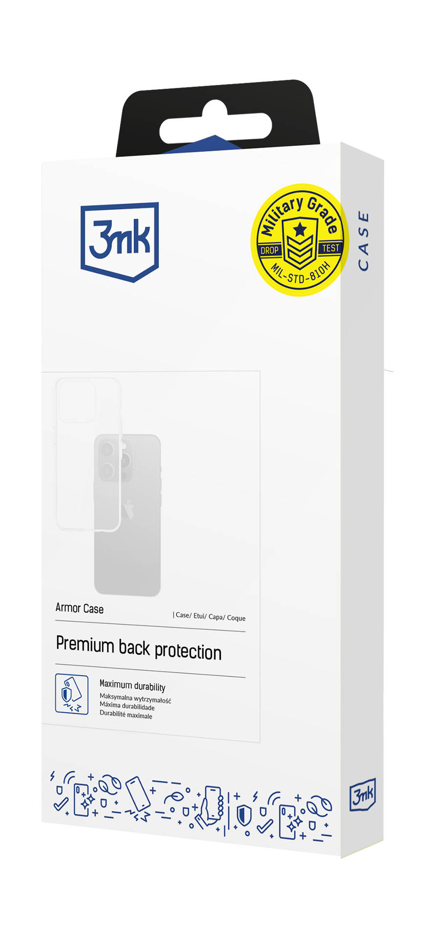 3mk Armor Maciņš for Xiaomi Redmi Note 14 Pro - caurspīdīgs