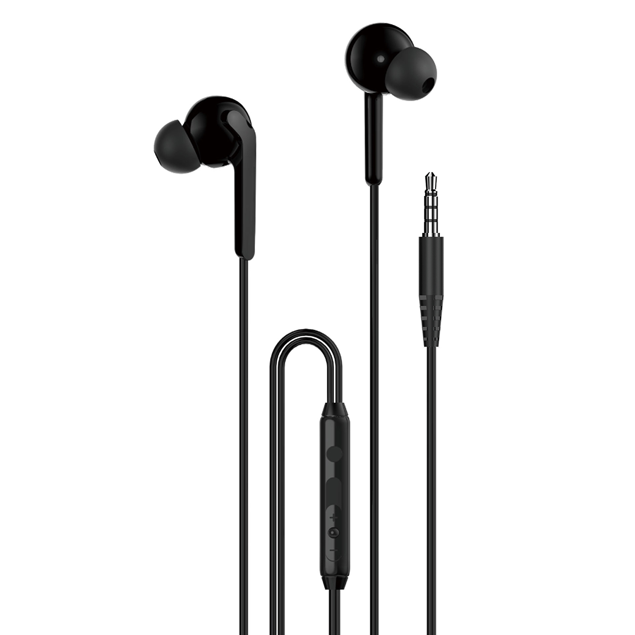 Dudao X3+ in-ear austiņas, wired, 3.5mm minijack - melns