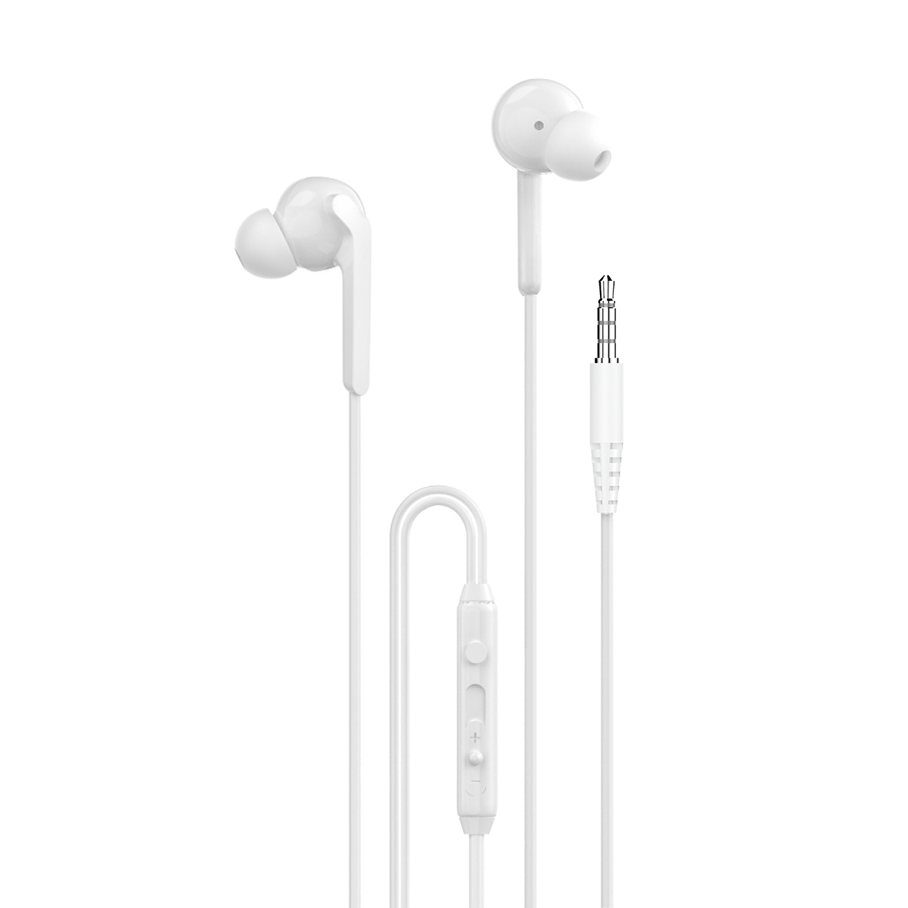 Dudao X3+ in-ear austiņas, wired, 3.5mm minijack - balts