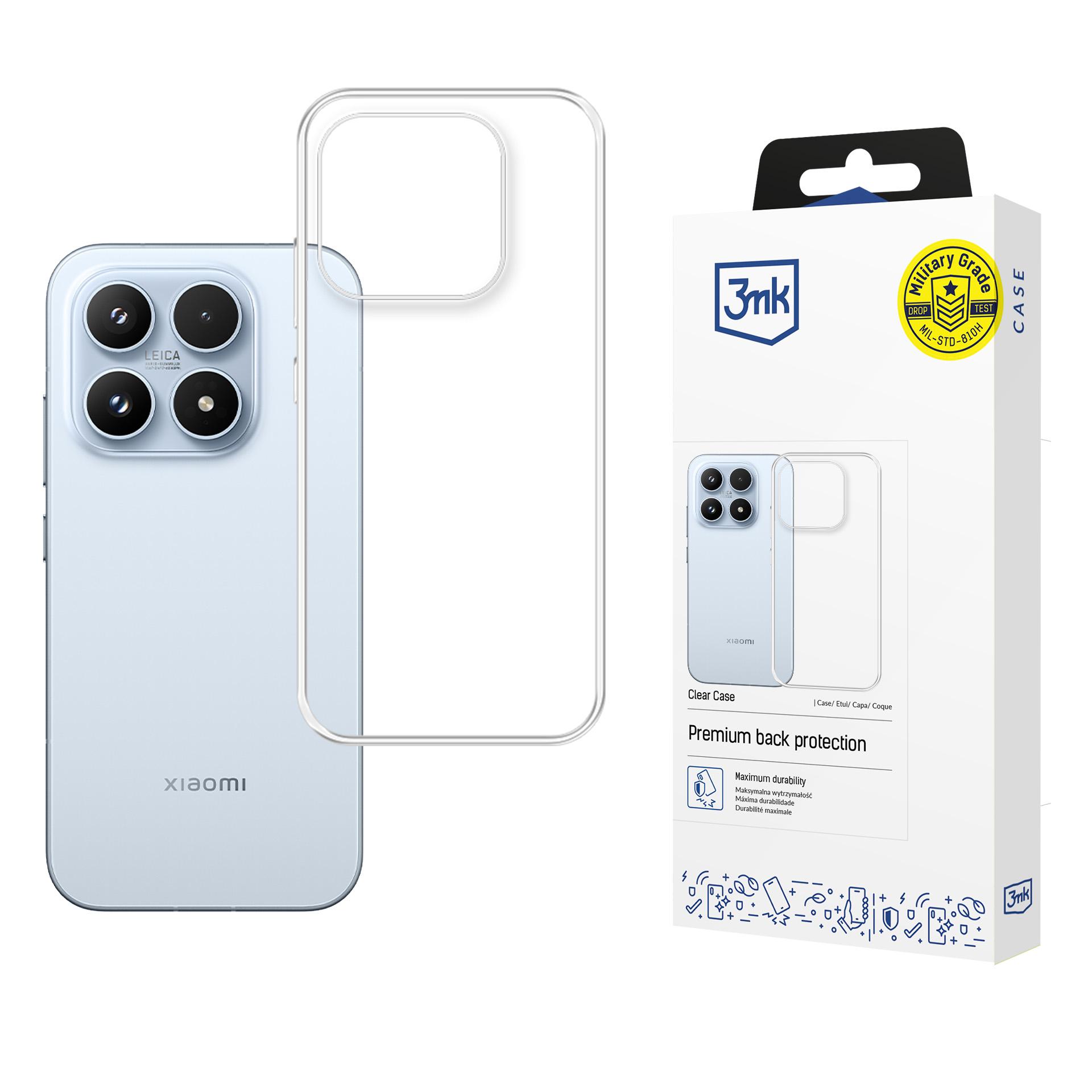 3mk Clear Maciņš for Xiaomi 17 - caurspīdīgs