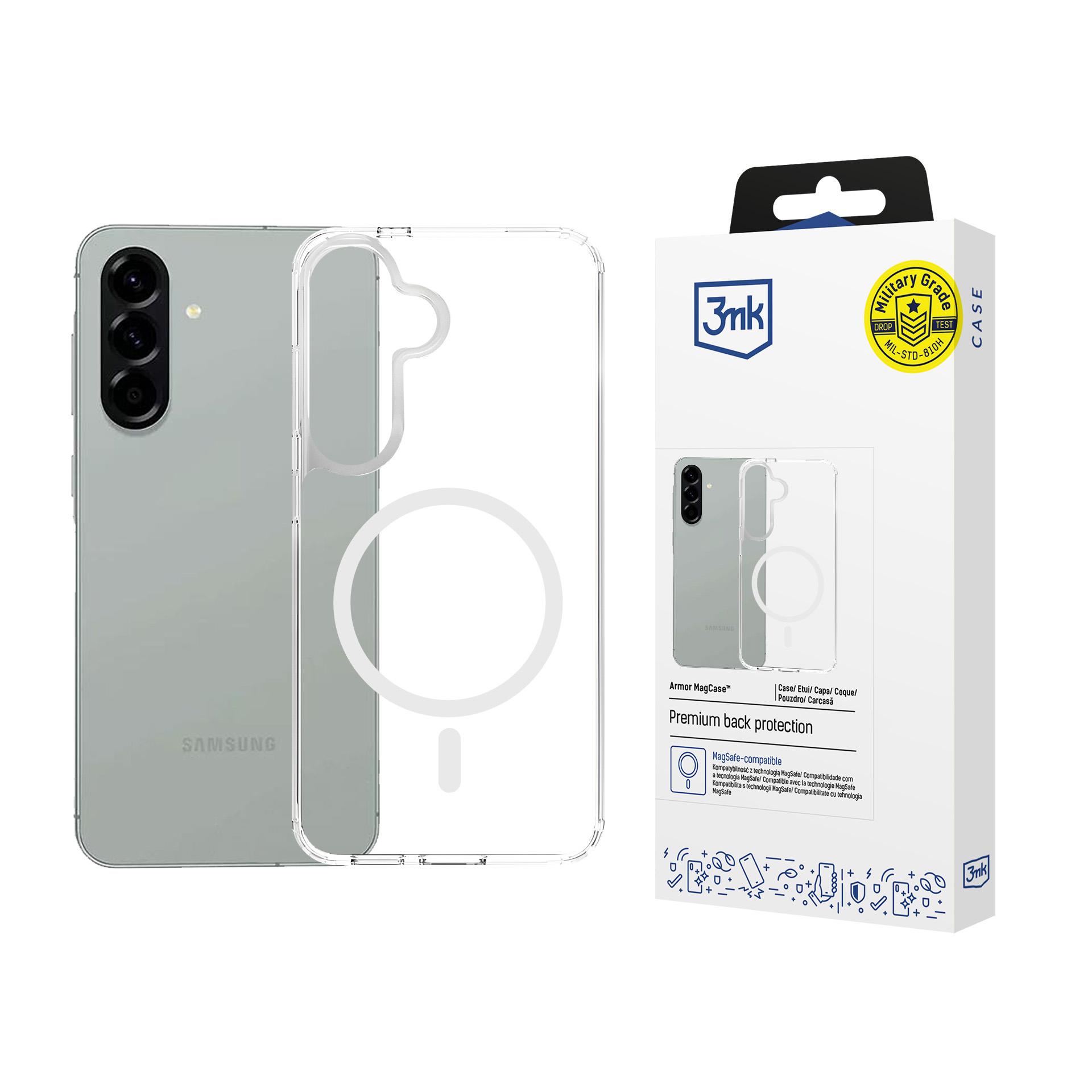3mk Armor MagCase for Samsung Galaxy A57 - caurspīdīgs