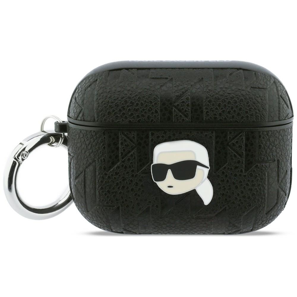 Karl Lagerfeld Monogram Karl Head Maciņš for AirPods Pro 3 - melns