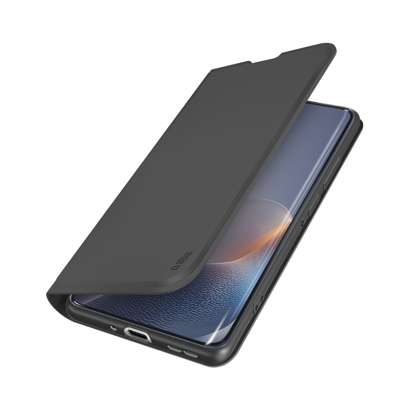 SBS Maks Smooth maciņš for Motorola Edge 60 Fusion with flap - melns