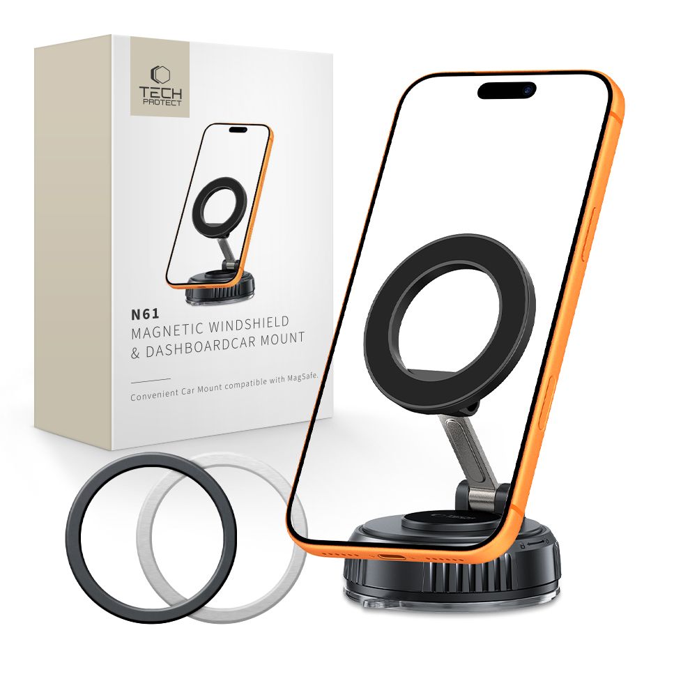 Tech-Protect N61 magnētiskais turētājs - melns