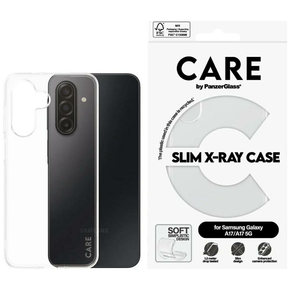 CARE by PanzerGlass Fashion X-Ray Maciņš for Samsung Galaxy M17 5G / A17 / A17 5G - caurspīdīgs