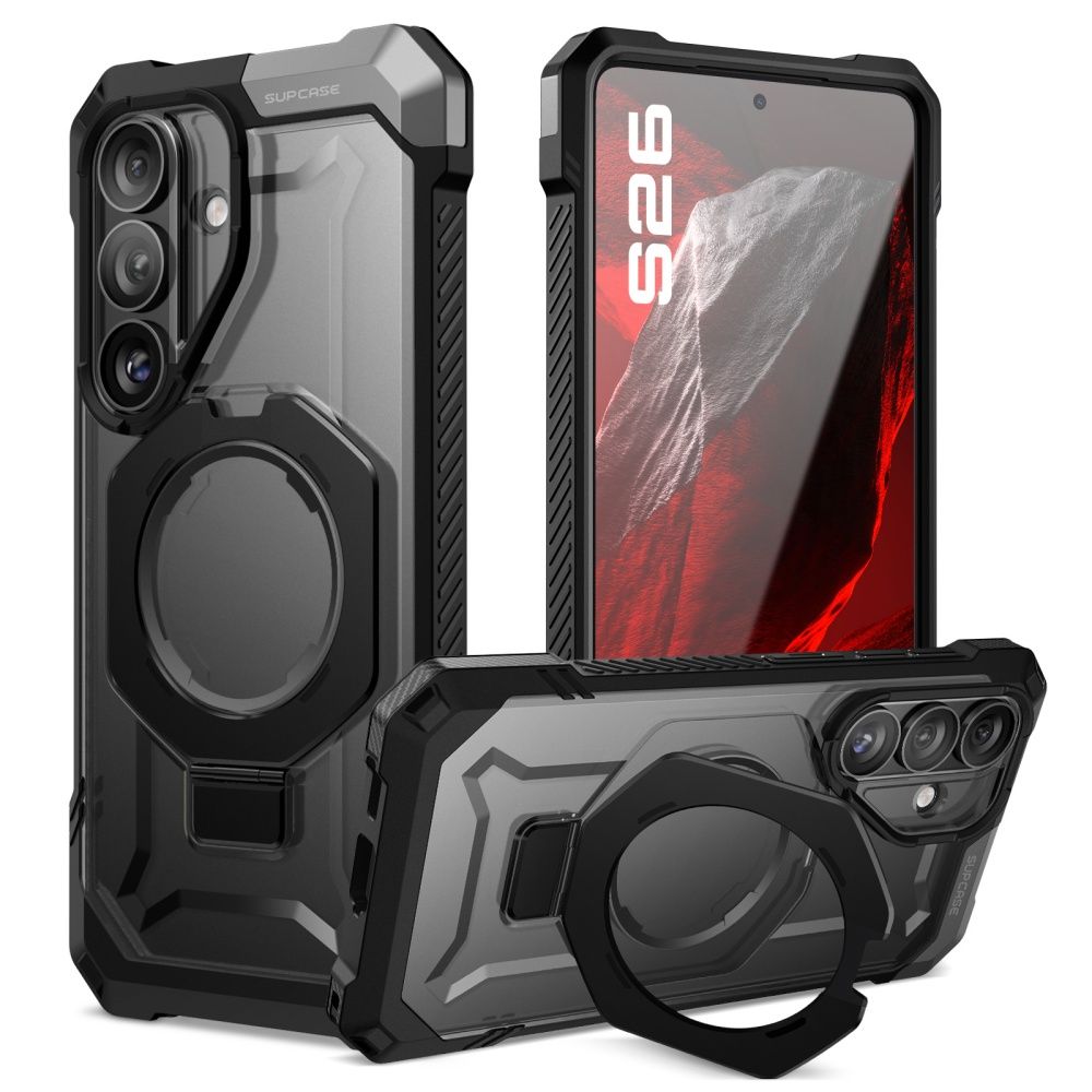 Supcase UB Grip Mag MagSafe korpuss priekš Samsung Galaxy S26 - Melns
