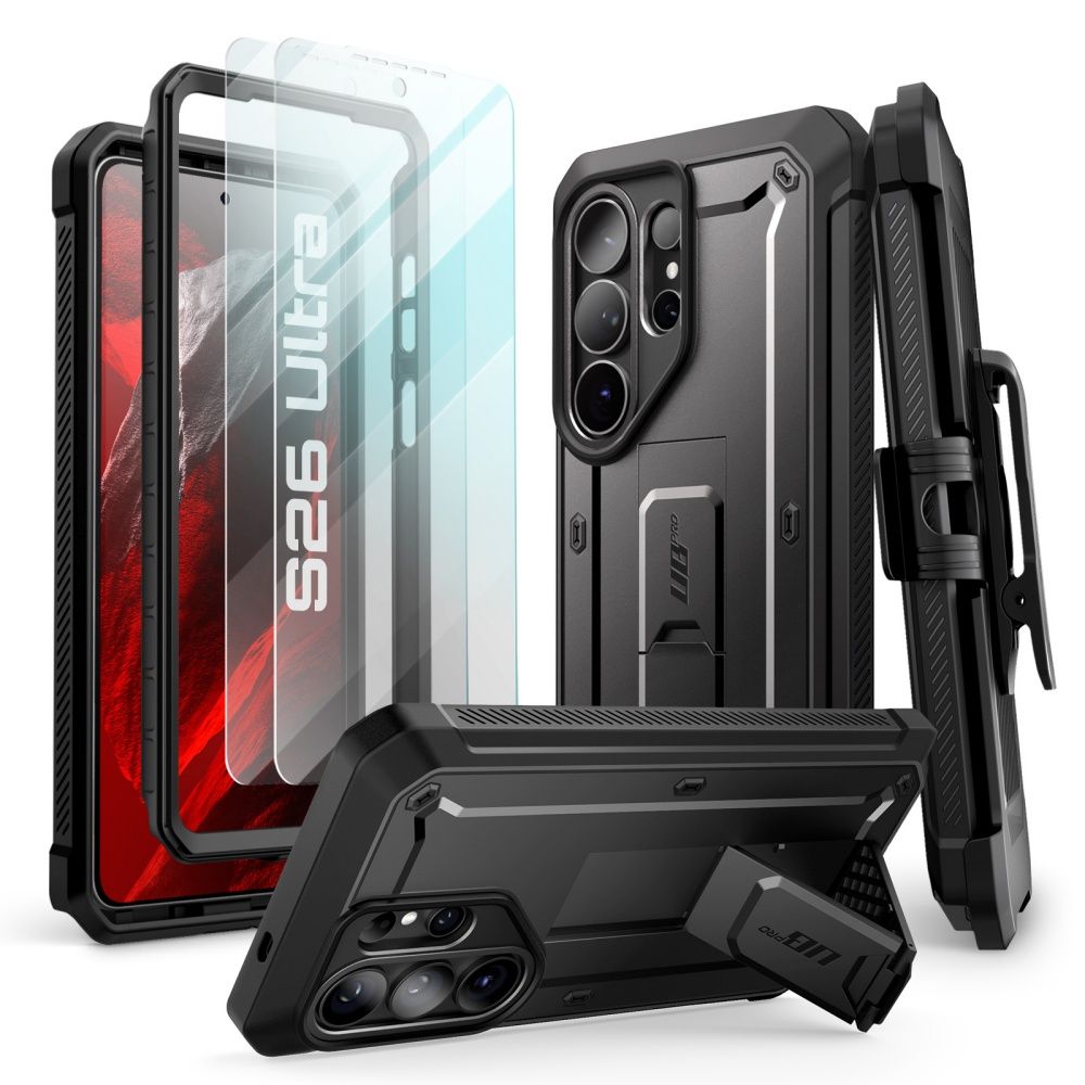 Supcase Unicorn Beetle Pro 2-Pack korpuss Samsung Galaxy S26 Ultra - melns