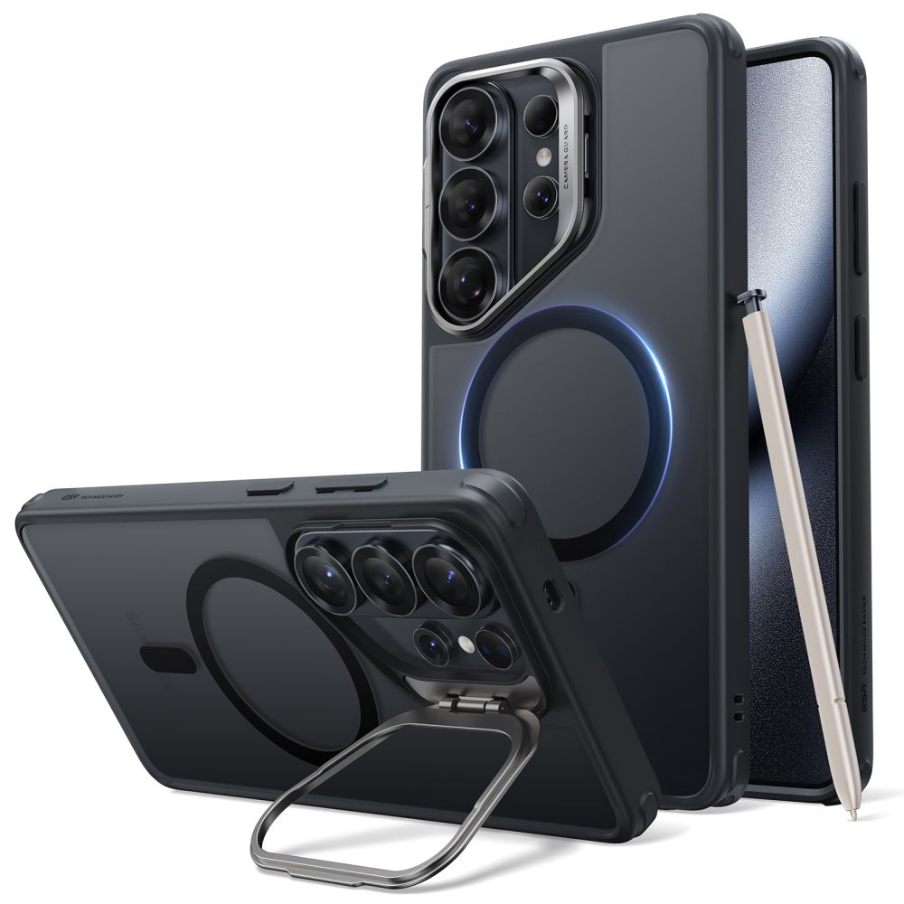 ESR Classic Hybrid Kickstand MagSafe futrālis Samsung Galaxy S26 Ultra - Melns