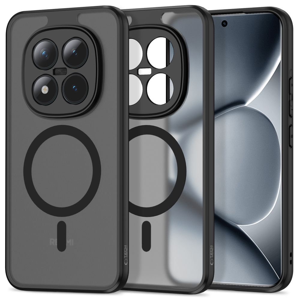 Tech-Protect MagMat MagSafe futrālis priekš Xiaomi Poco M8 Pro / Redmi Note 15 Pro+ 5G - Melns