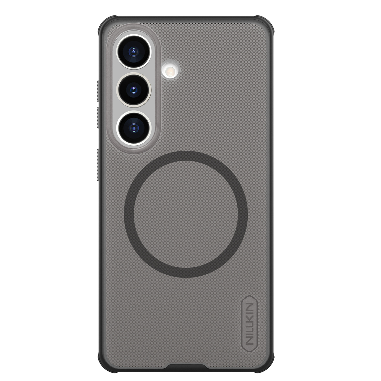 Nillkin Super Frosted Shield Pro Magnetic Maciņš saderīgs ar MagSafe for Samsung Galaxy S26 - Translucent melns