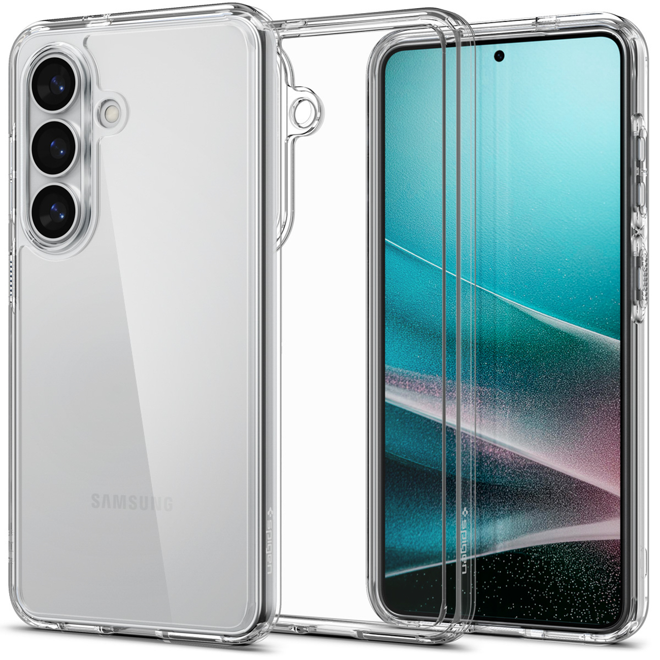SPIGEN futrālis ULTRA HYBRID priekš SAMSUNG S26 Plus crystal clear