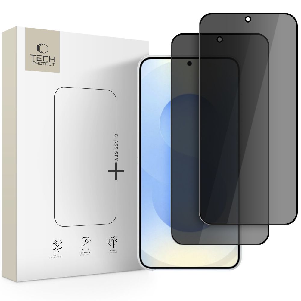 Tech-Protect Glass SPY+ 2-Pack aizsargstikli Samsung Galaxy S26 priekš Samsung Galaxy S26