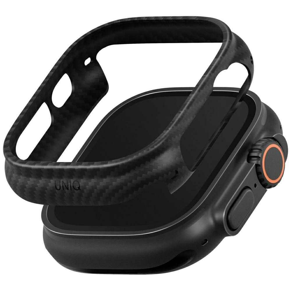 Uniq Keva Verge Maciņš for Apple Watch 49mm - melns