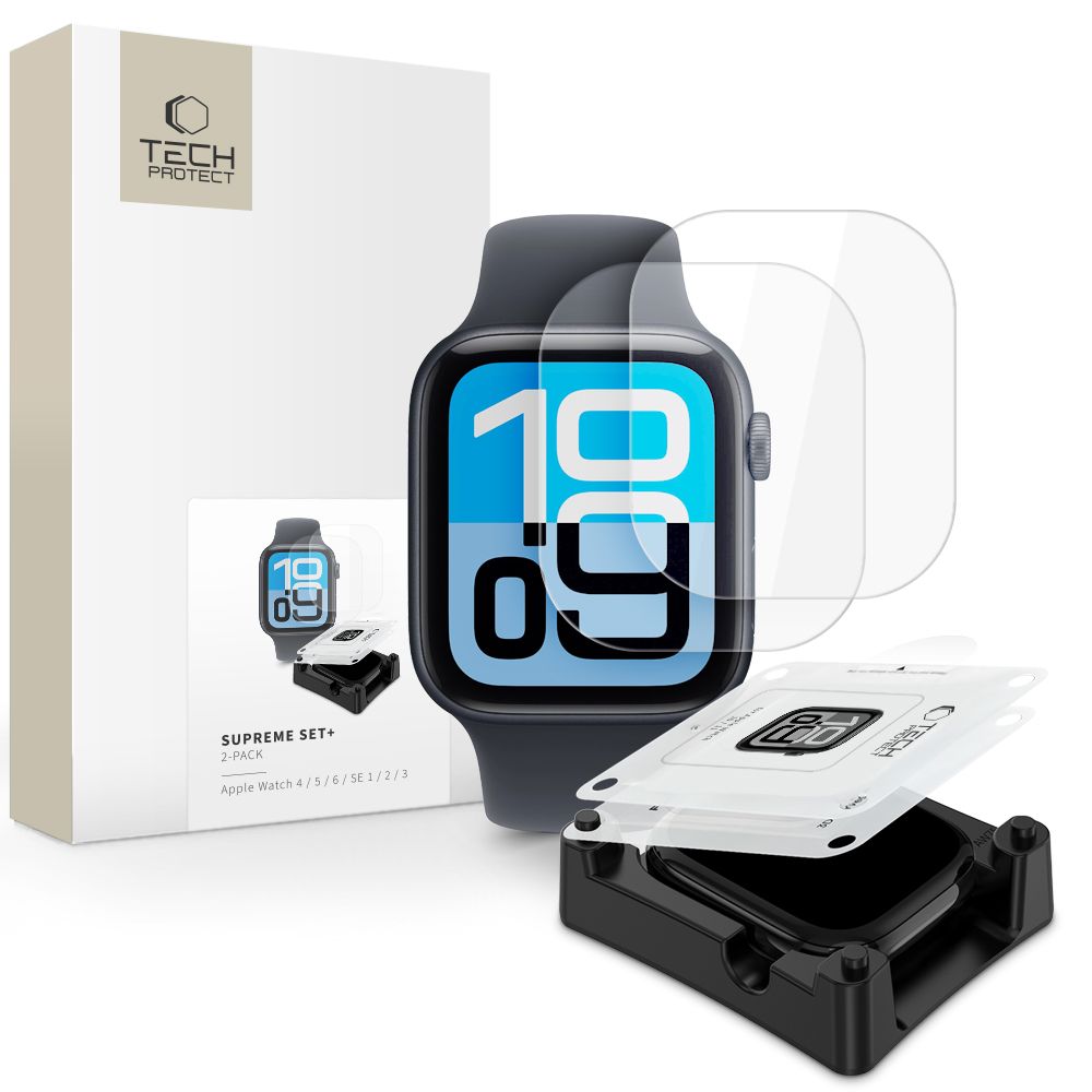Tech-Protect Supreme Set+ 2-Pack hidrogēla plēve Apple Watch 40 mm ierīcēm