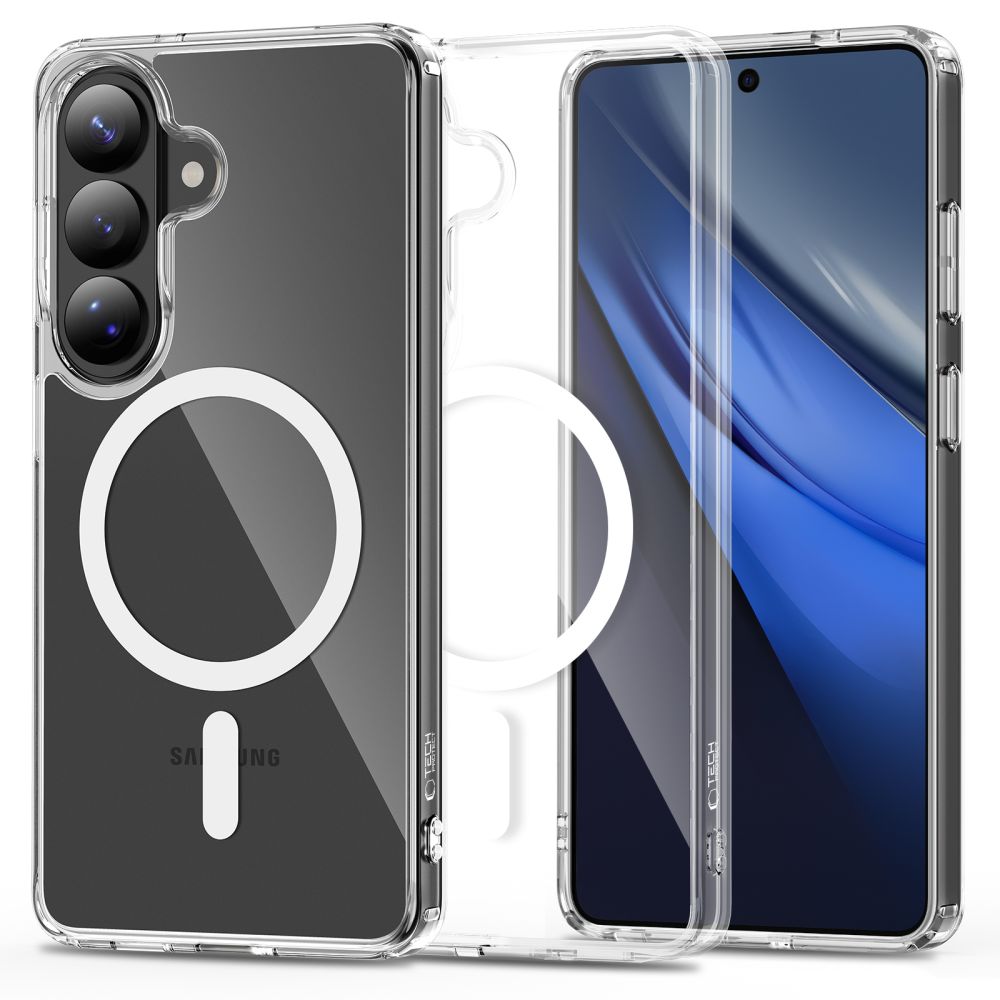 Tech-Protect FlexAir Hybrid MagSafe Maciņš for Samsung Galaxy S26+ - caurspīdīgs