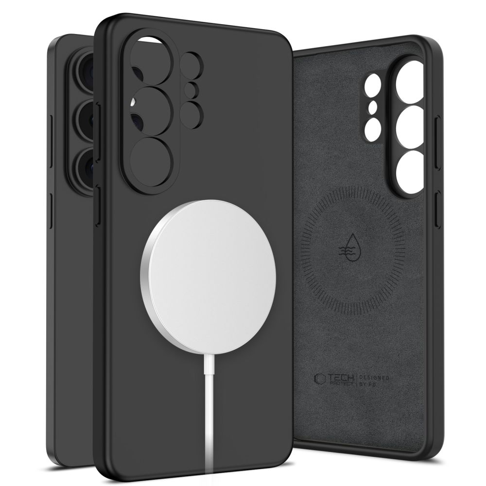 Tech-Protect Silikona MagSafe Maciņš for Samsung Galaxy S26 Ultra - melns
