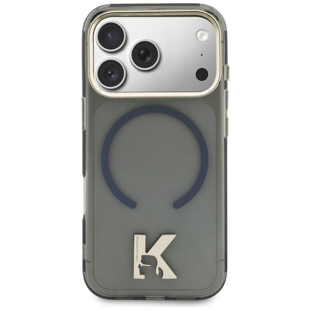 Karl Lagerfeld IML K Head Logo MagSafe Maciņš for iPhone 17 - melns