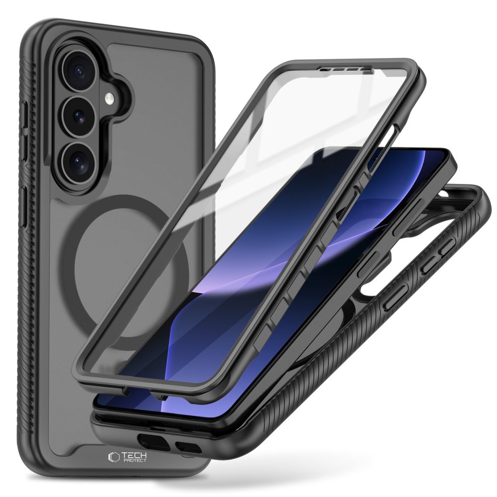 Tech-Protect Defense MagSafe Maciņš for Samsung Galaxy S26 - melns