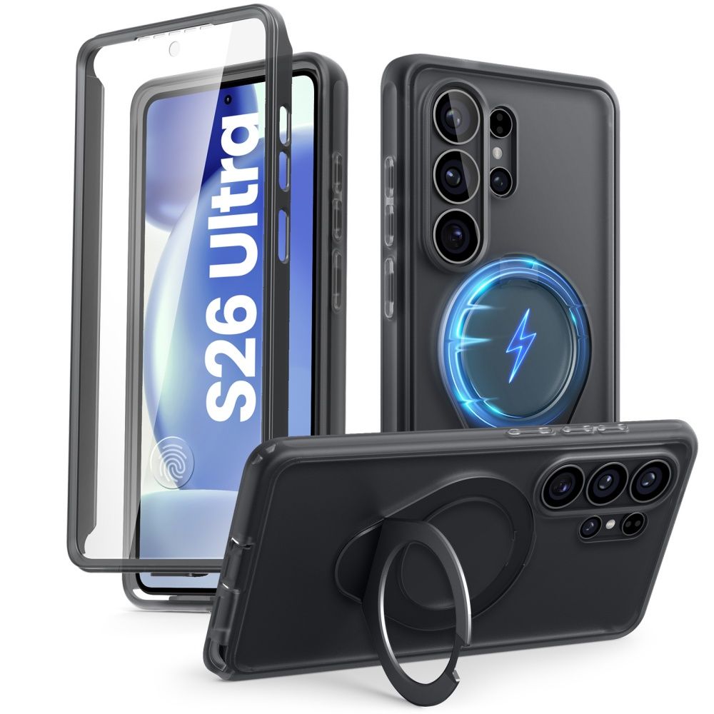 Supcase Cosmo Mag MagSafe Maciņš for Samsung Galaxy S26 Ultra - melns