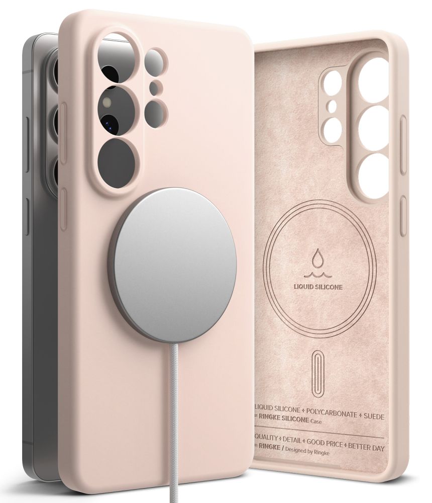 Ringke Silikona MagSafe Maciņš for Samsung Galaxy S26 Ultra - rozā