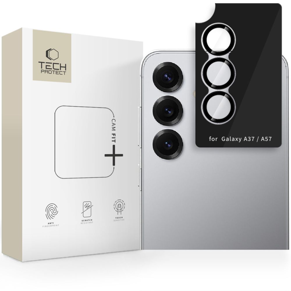 Tech-Protect Camring Fit+ Camera Maciņš for Samsung Galaxy A37 / A57 5G - melns