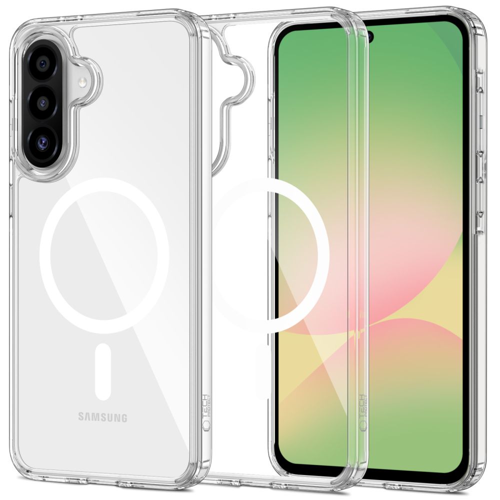 Tech-Protect FlexAir Hybrid MagSafe Maciņš for Samsung Galaxy A36 / A56 / A37 5G - caurspīdīgs