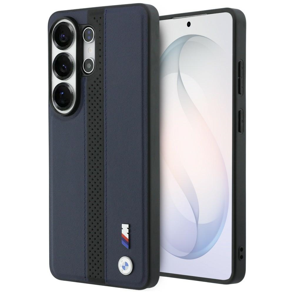 BMW Perforated Stripe Logo MagSafe Maciņš for Samsung Galaxy S26 Ultra - tumši zils