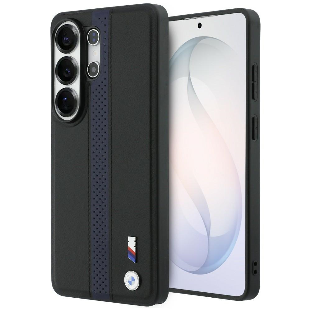 BMW Perforated Stripe Logo MagSafe Maciņš for Samsung Galaxy S26 Ultra - zils