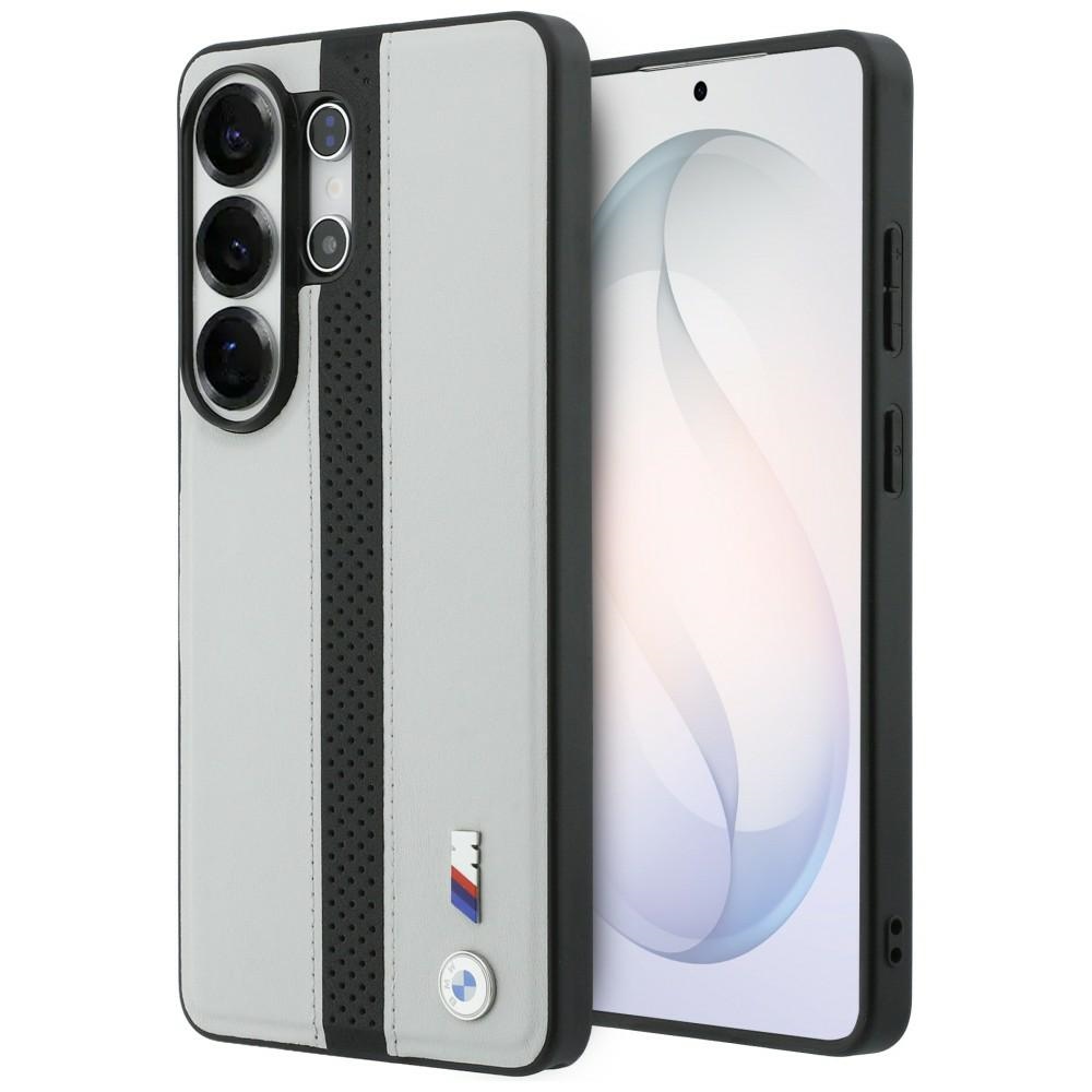 BMW Perforated Stripe Logo MagSafe Maciņš for Samsung Galaxy S26 Ultra - pelēks
