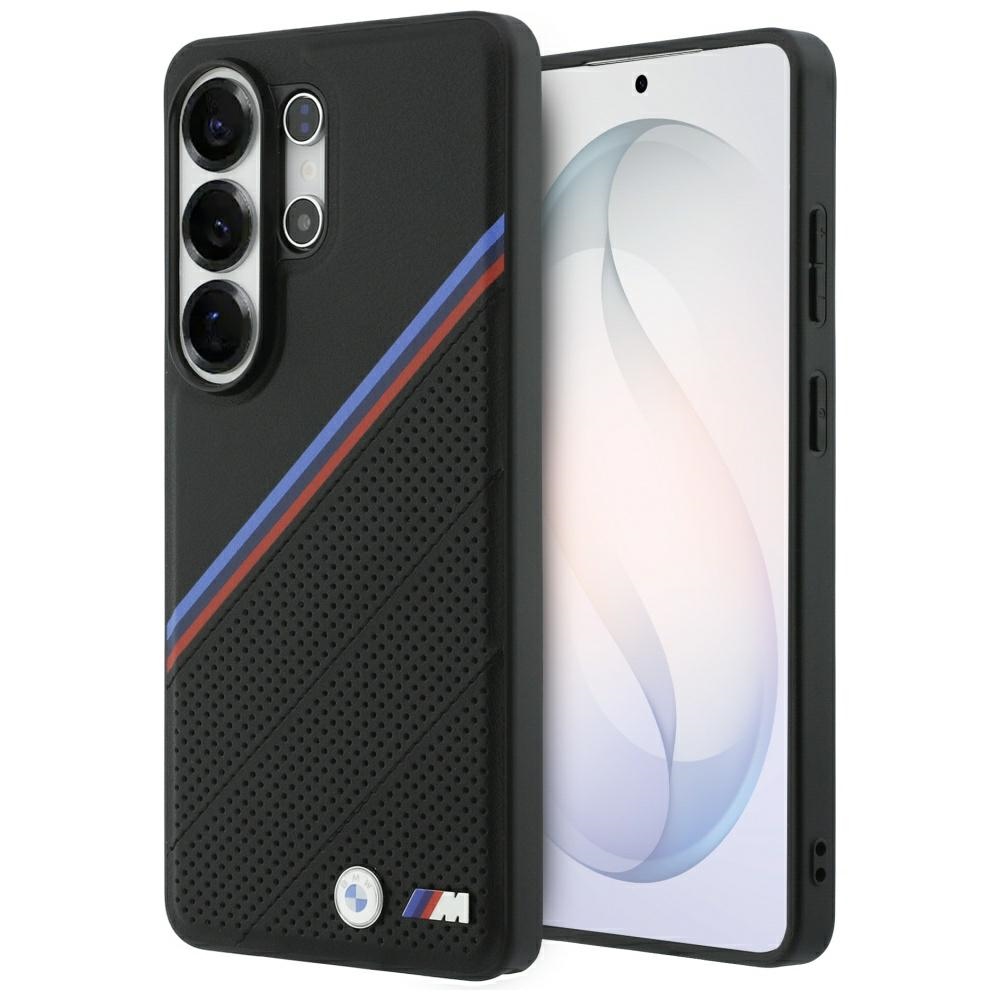 BMW Tricolor Metal Logo MagSafe Maciņš for Samsung Galaxy S26 Ultra - melns