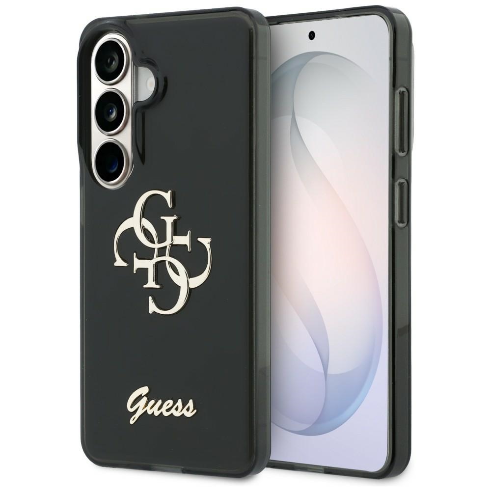 GUESS maciņš for SAMSUNG S26 GUHCS26S5HC4MLSK (IML Big Metal 4G and Script) melns