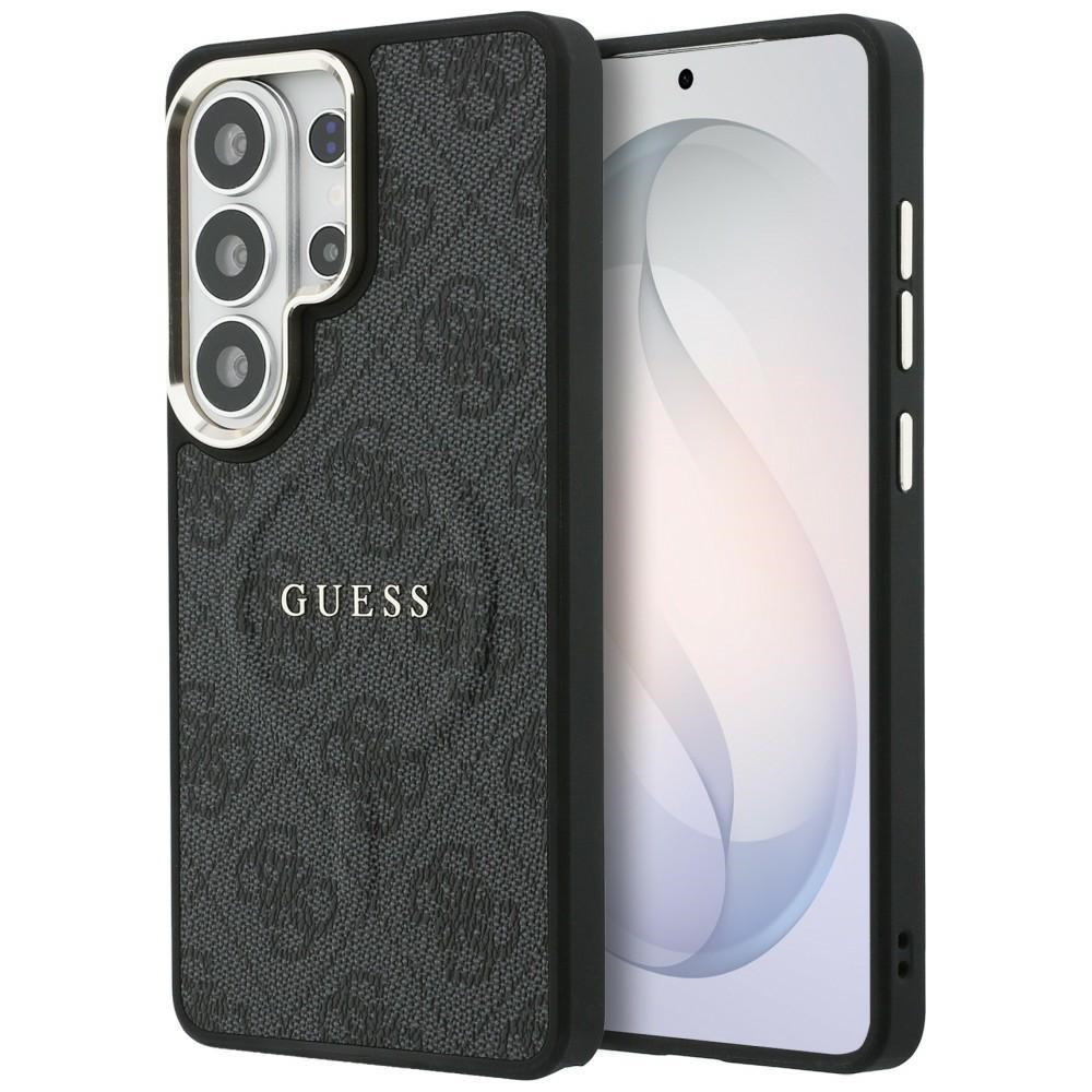 GUESS maciņš for SAMSUNG S26 Ultra GUHMS26LP4MSEGCK (4G Embossed Ring MagSafe) melns