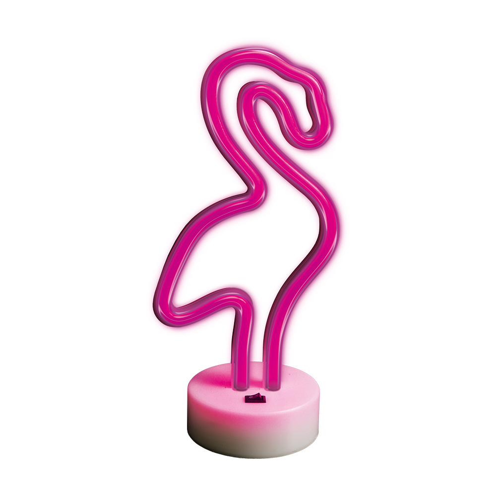 Neon LED on a statīvs FLAMINGO rozā FSNE01 Forever Light