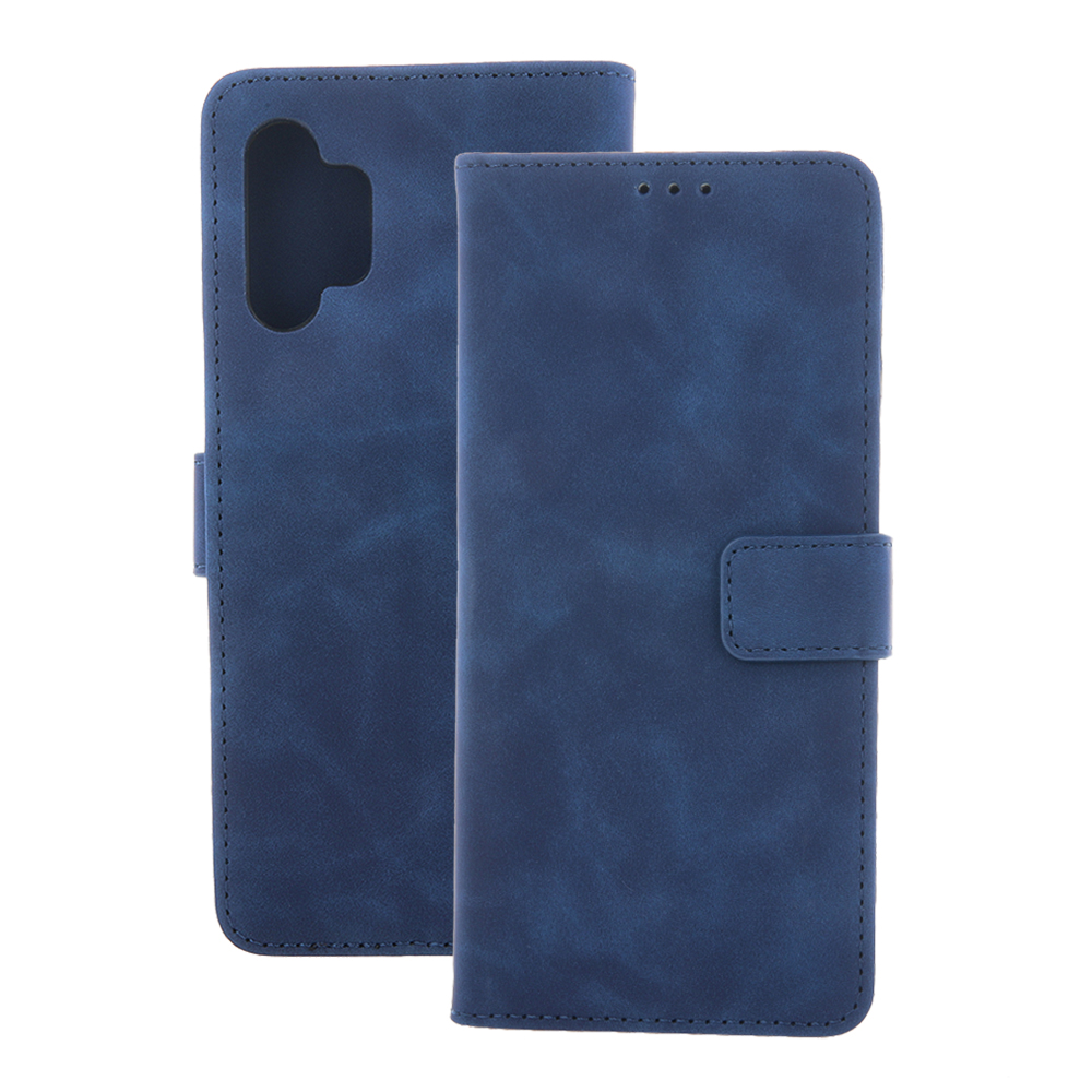 Viedais Velvet maciņš for Samsung Galaxy A17 4G / A17 5G tumši zils
