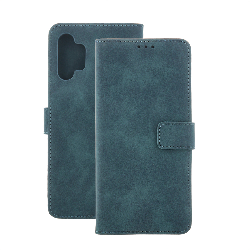 Viedais Velvet maciņš for iPhone 16e / 17e tumši zaļš