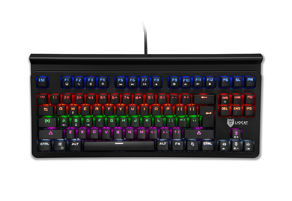 Liocat gaming tastatūra KX 365+ C mechanical qwerty outemu zils melns
