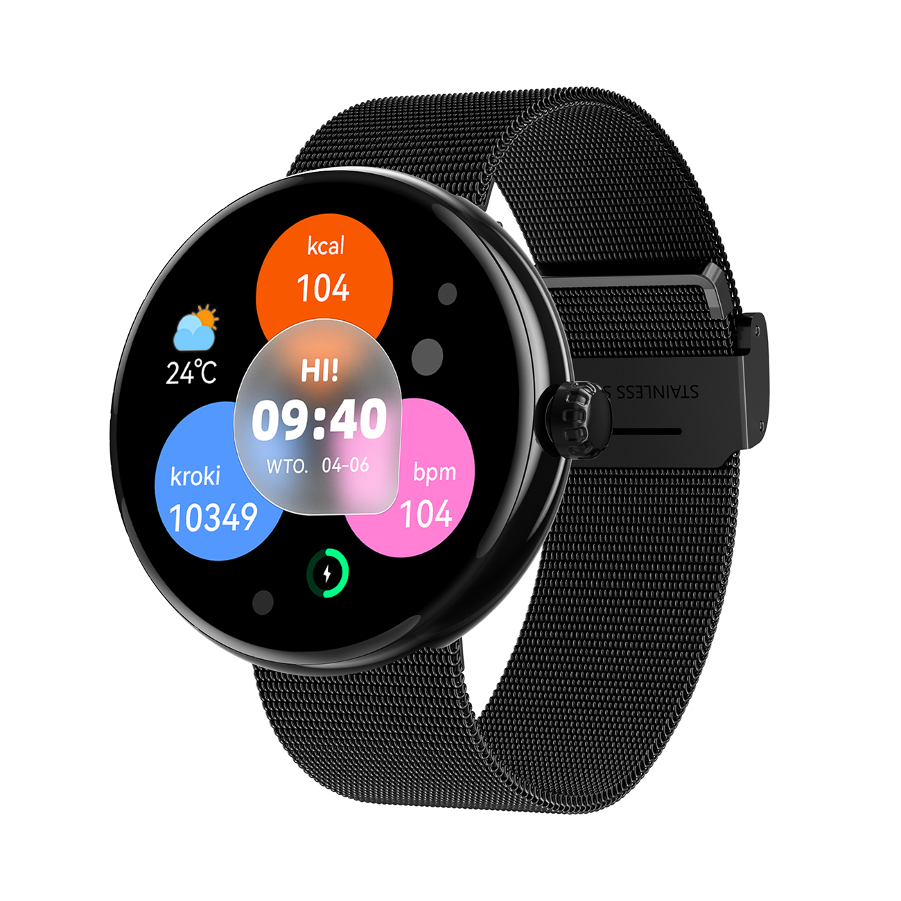 Forever smartwatch Forevive 5 SB-365 melns