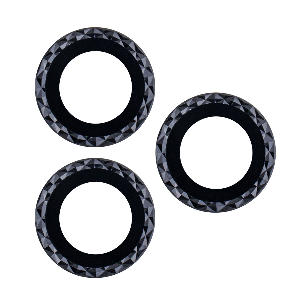 Briļļu komplekts iPhone 12 6,1" melns rombs (2 gab.)