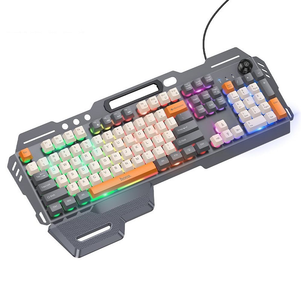 Wire tastatūra QWERTY Hoco Gaming DI98 melns