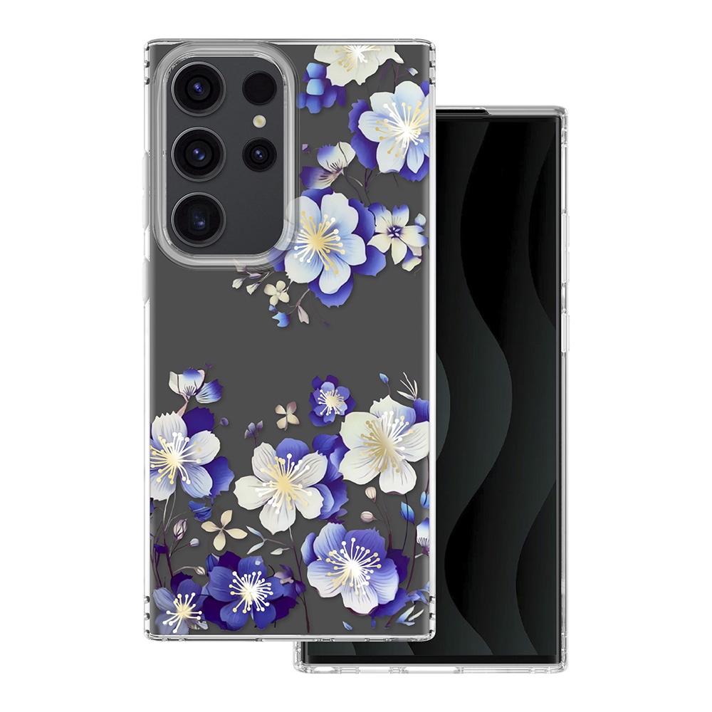 IMD apdrukas futrālis priekš Samsung Galaxy S23 Ultra floral